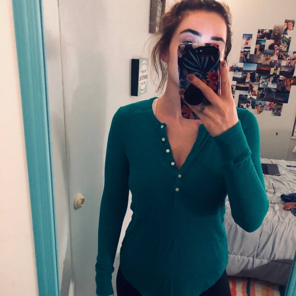 aerie henley thermal🦋